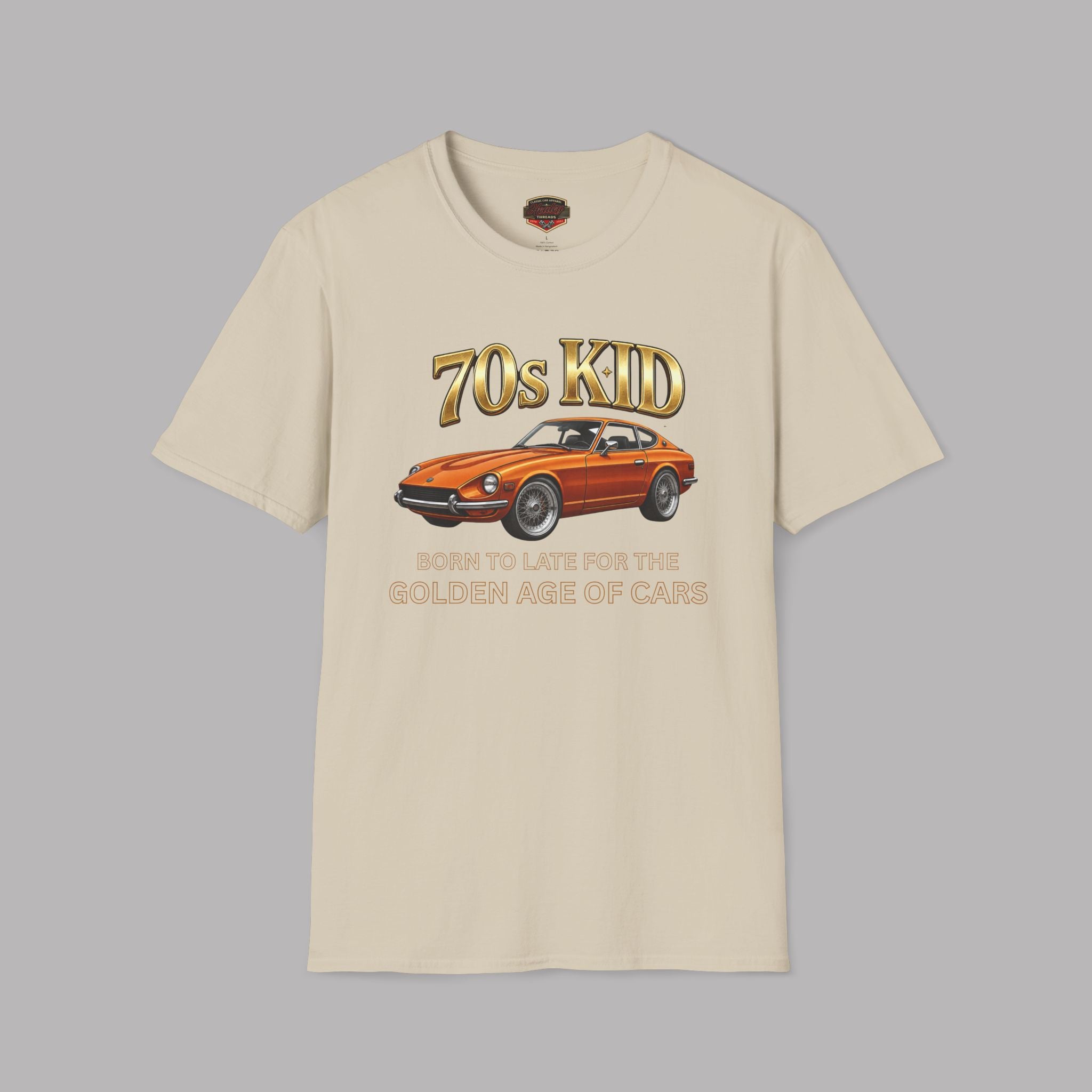 70s Kid Classic Car T-Shirt - Vintage Datsun 240Z Graphic Tee