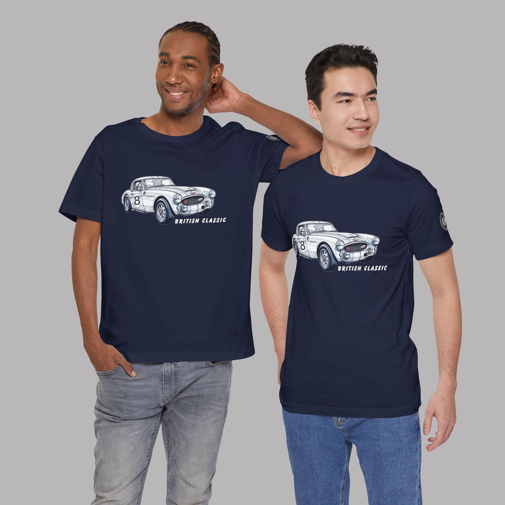 British Classic Roadster Tee | Vintage Racing Car Shirt