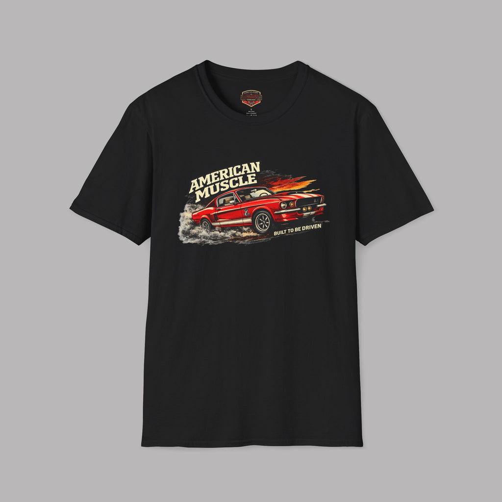 American Muscle Built to Be Driven Tee | Classic Car Gift Shirt