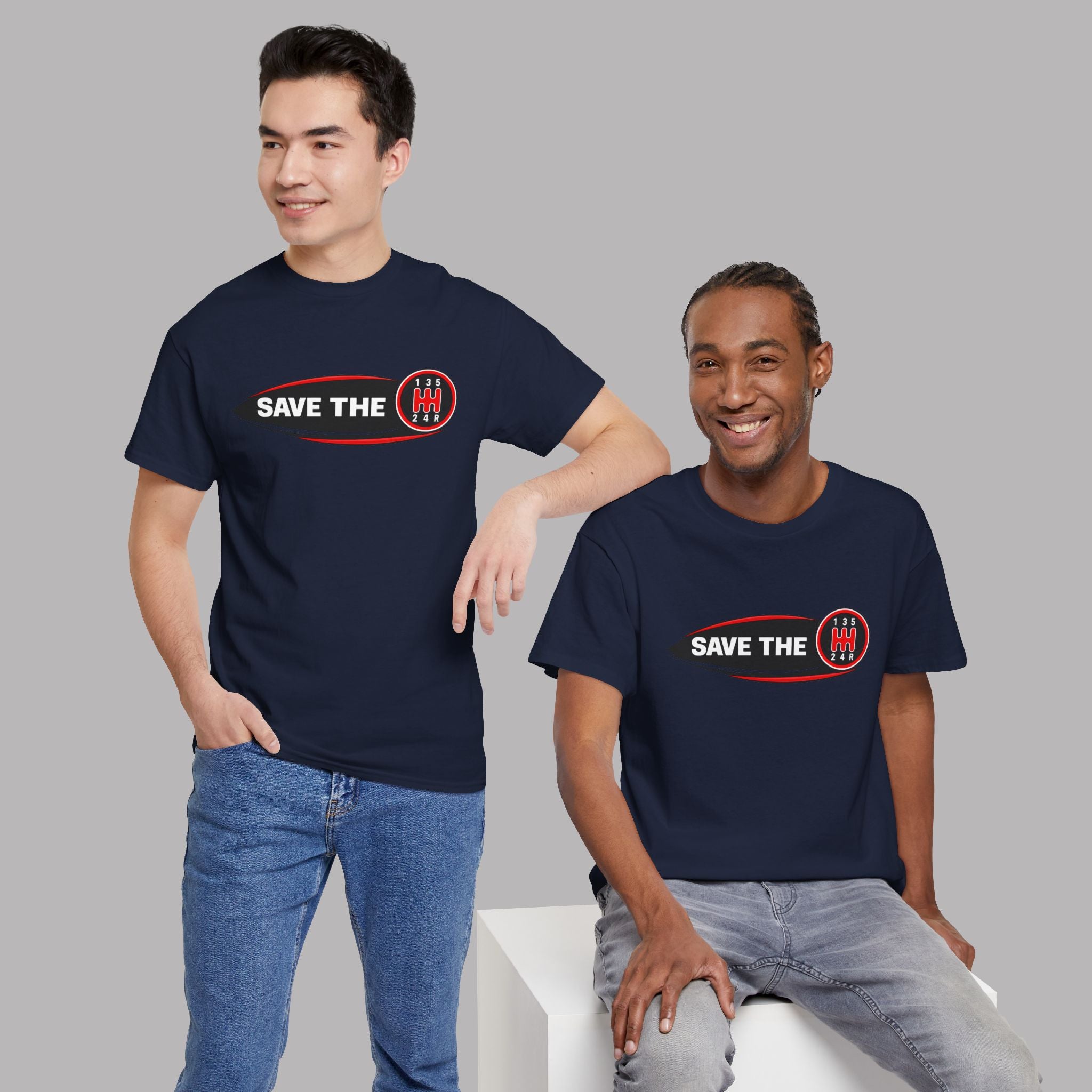 Save the Manual T-Shirt – Retro Shift Pattern Tee