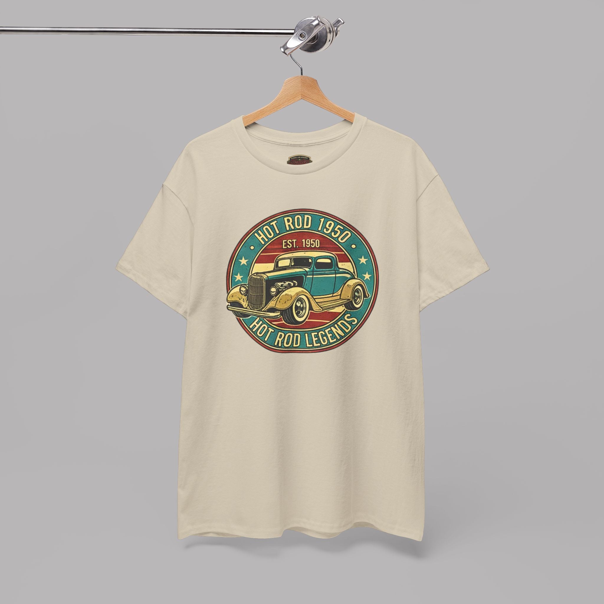 Hot Rod 1950 T-Shirt – Vintage Classic Car Graphic Tee