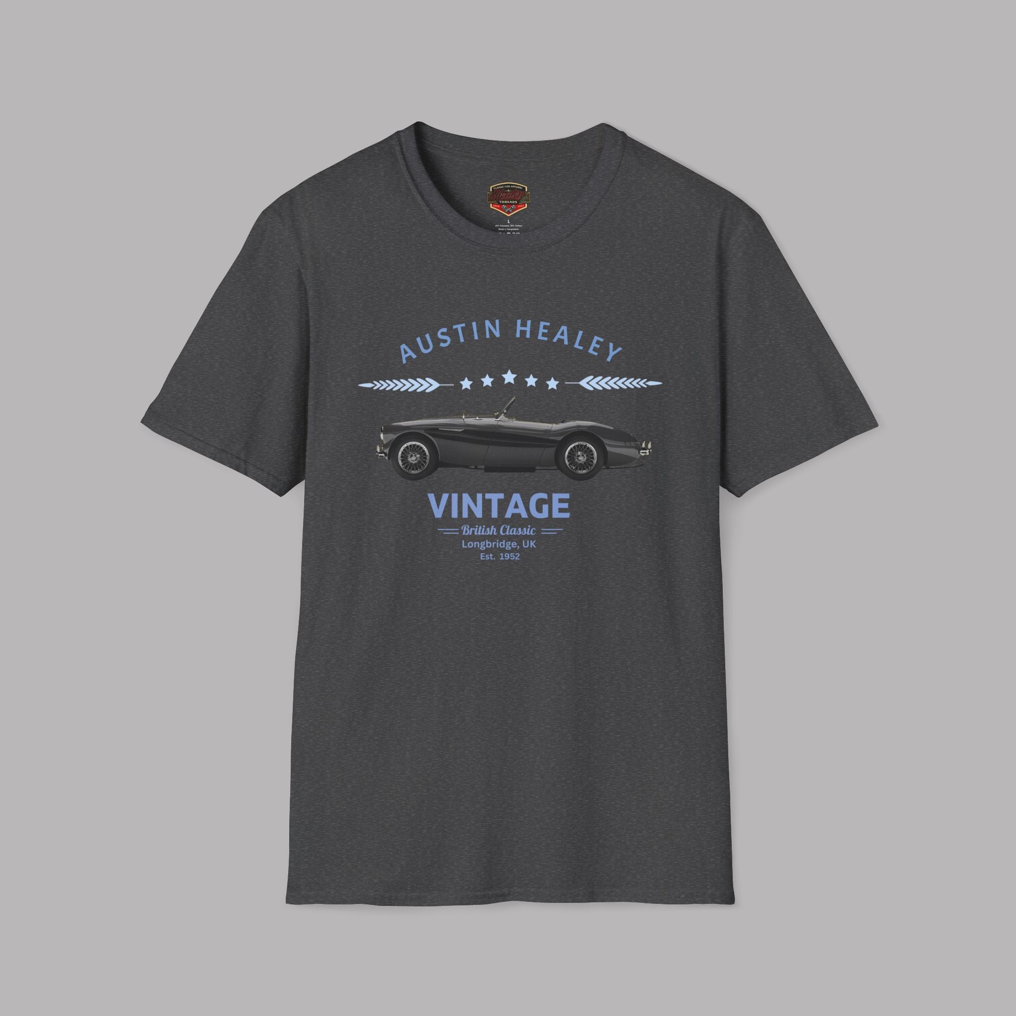 Vintage British Roadster Classic Sports Car Tee