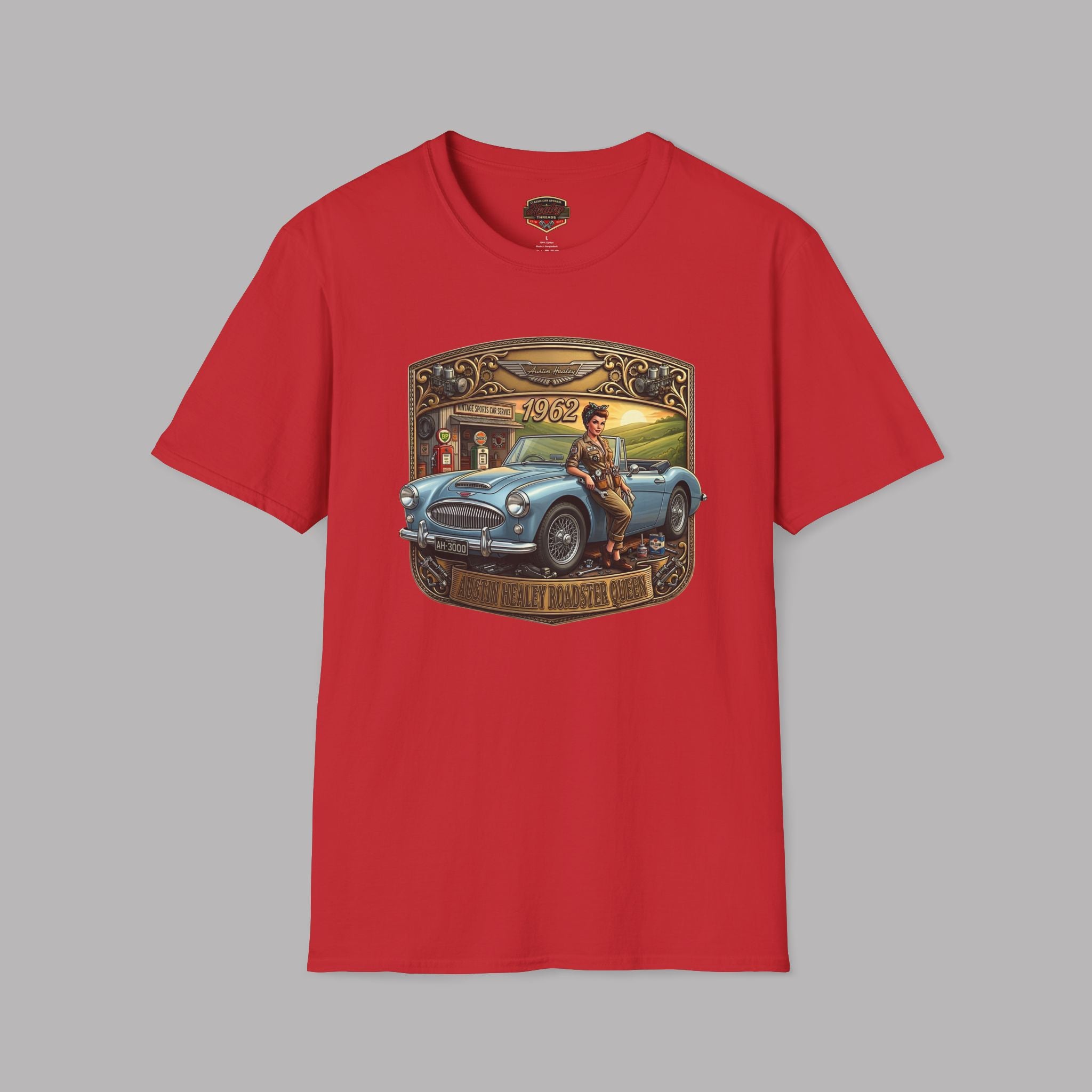 Vintage British Roadster T-Shirt - Classic Sports Car Tee