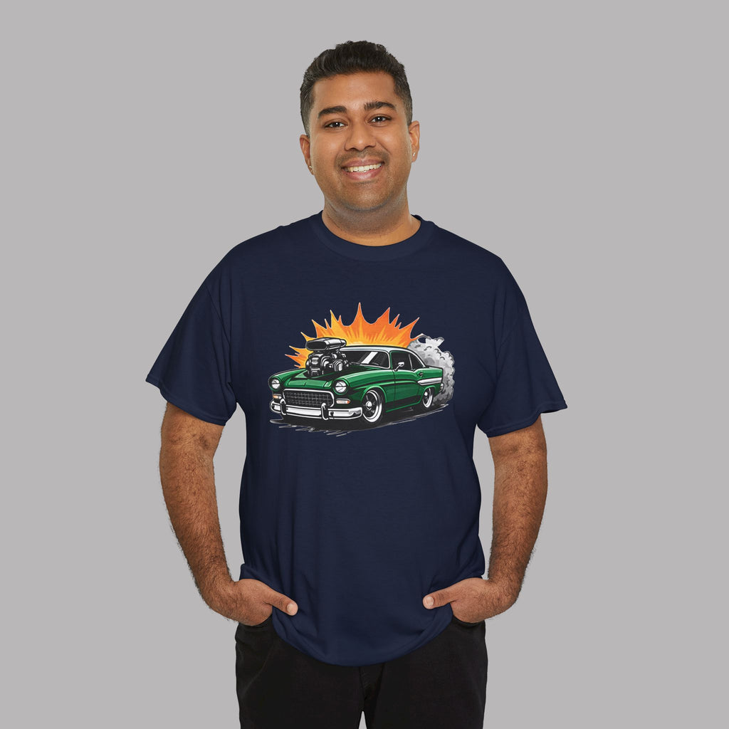 Blown Engine Hot Rod Tee | Retro Muscle Car Graphic Shirt