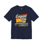 Engine On Vintage Car T-Shirt - Retro Classic Auto Tee