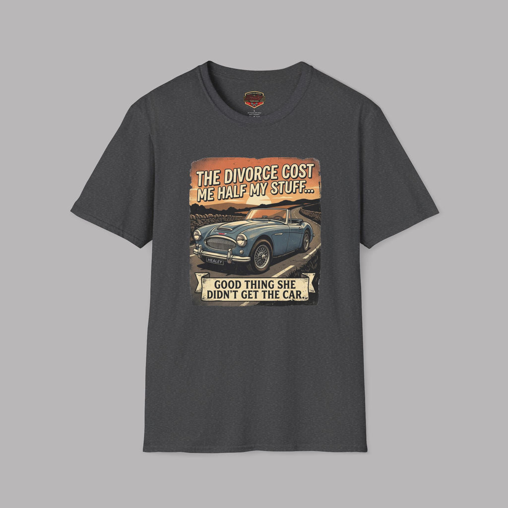 Divorce Car T-Shirt - Funny Classic Car Graphic Tee