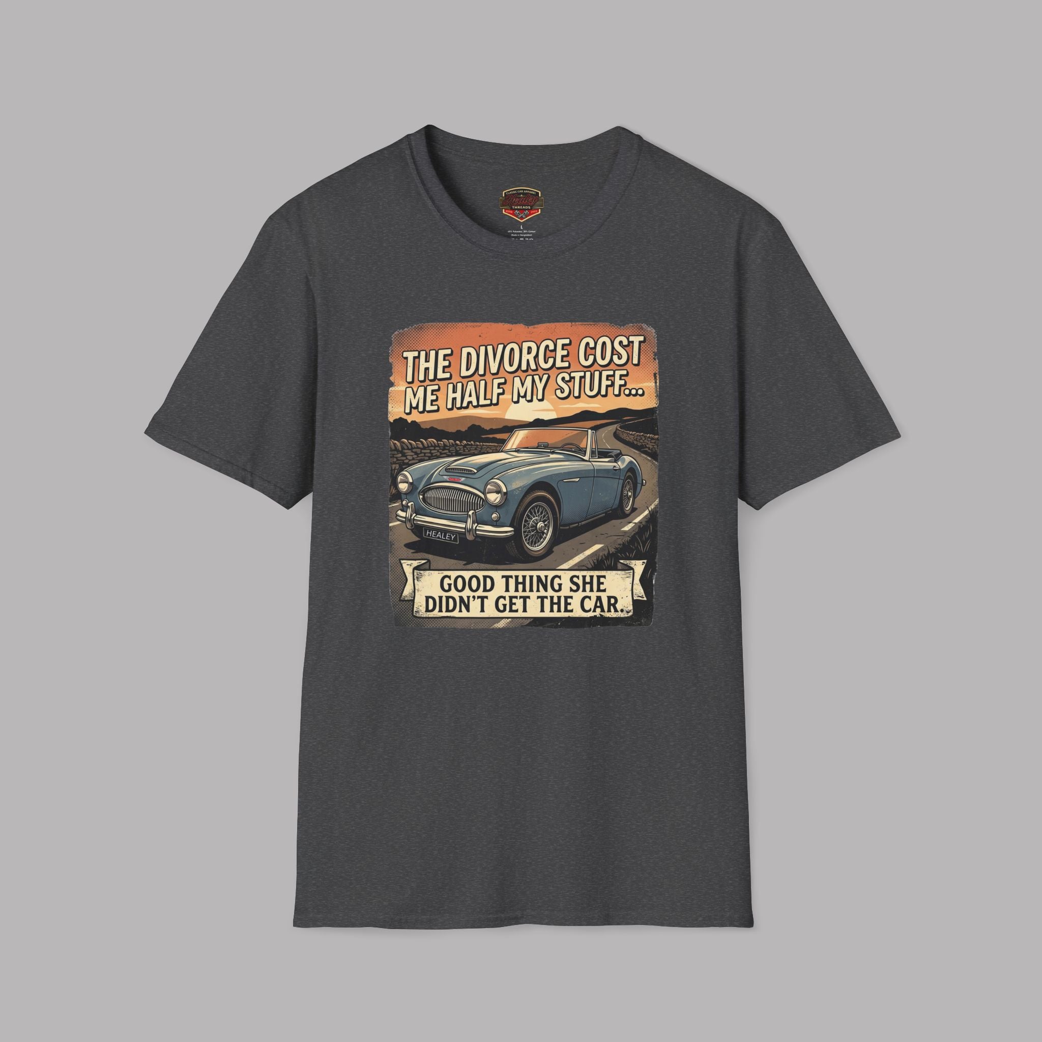 Divorce Car T-Shirt - Funny Classic Car Graphic Tee