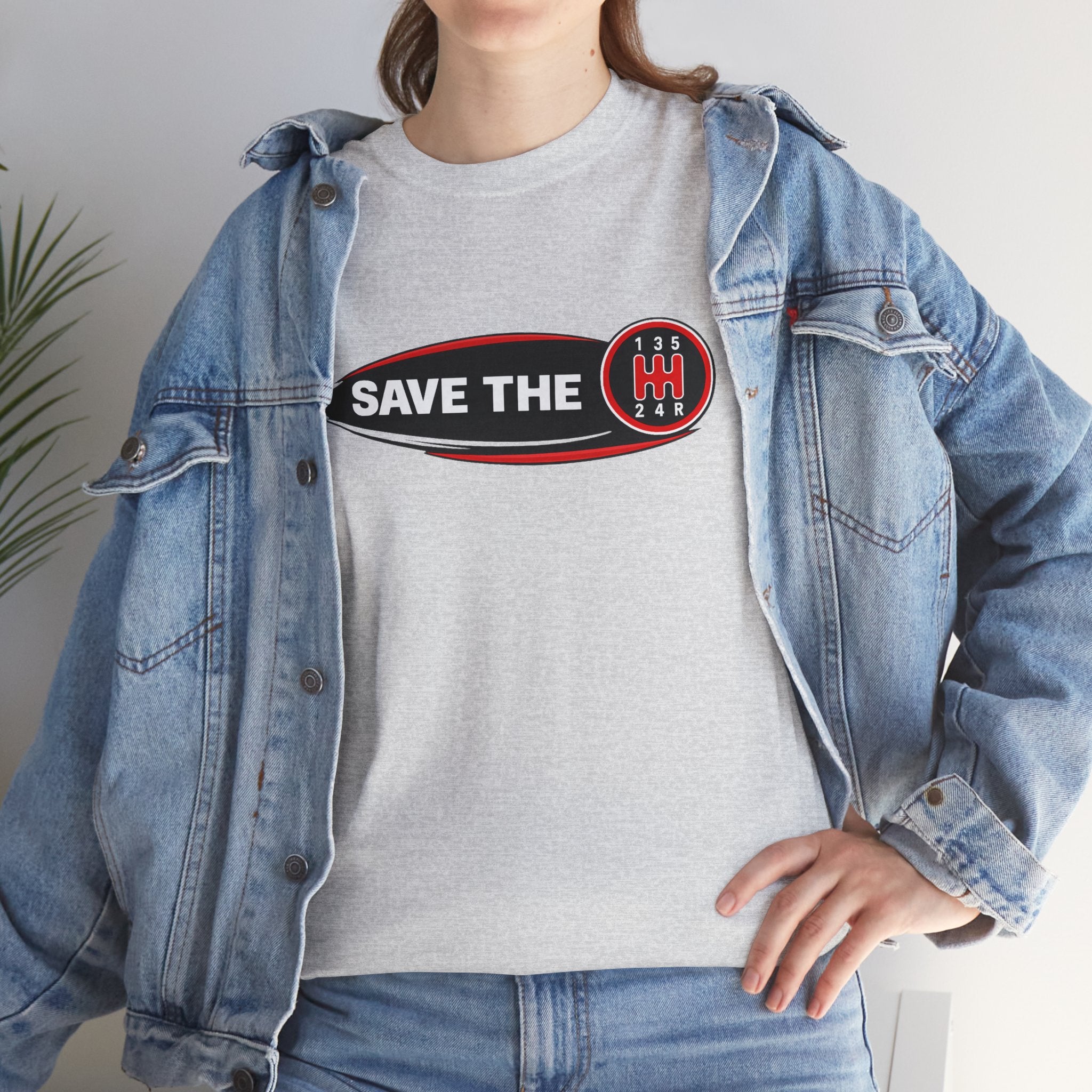 Save the Manual T-Shirt – Retro Shift Pattern Tee