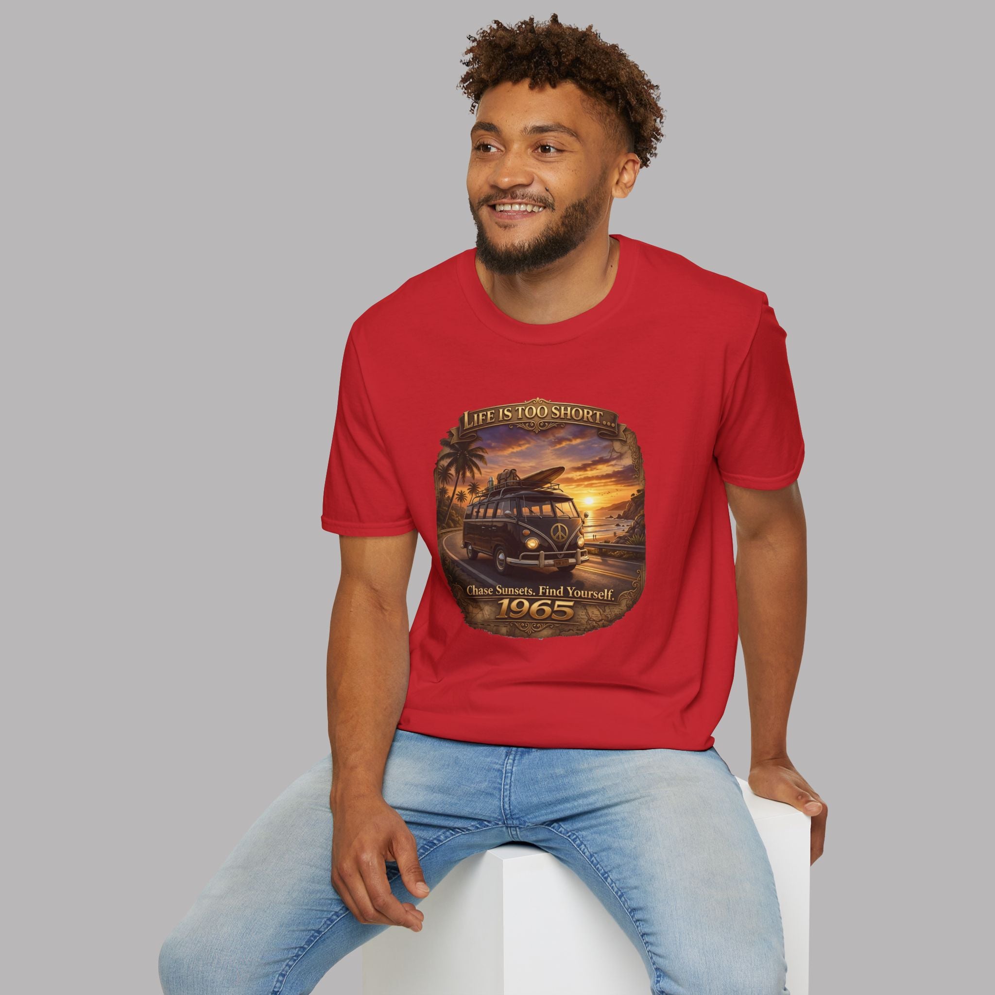 Retro Van Life T-Shirt – Chase Sunsets Graphic Tee