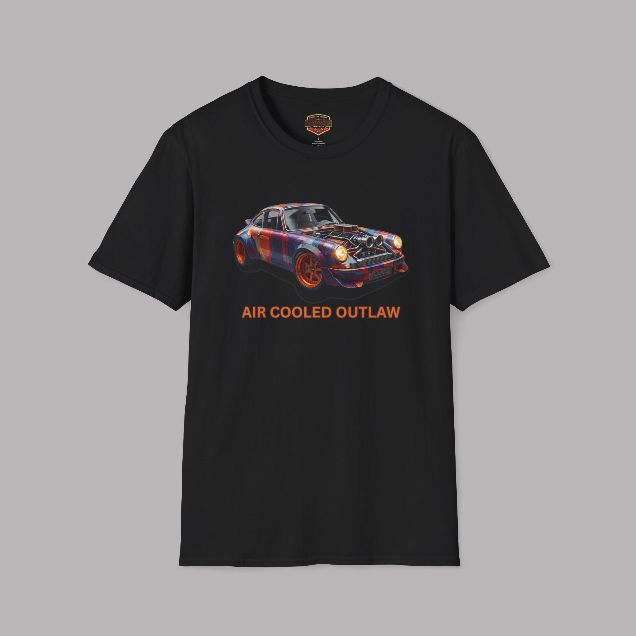 Air-Cooled Outlaw T-Shirt — Vintage Race Car Graphic