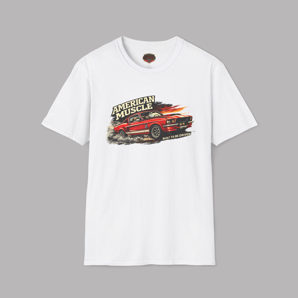 American Muscle Built to Be Driven Tee | Classic Car Gift Shirt