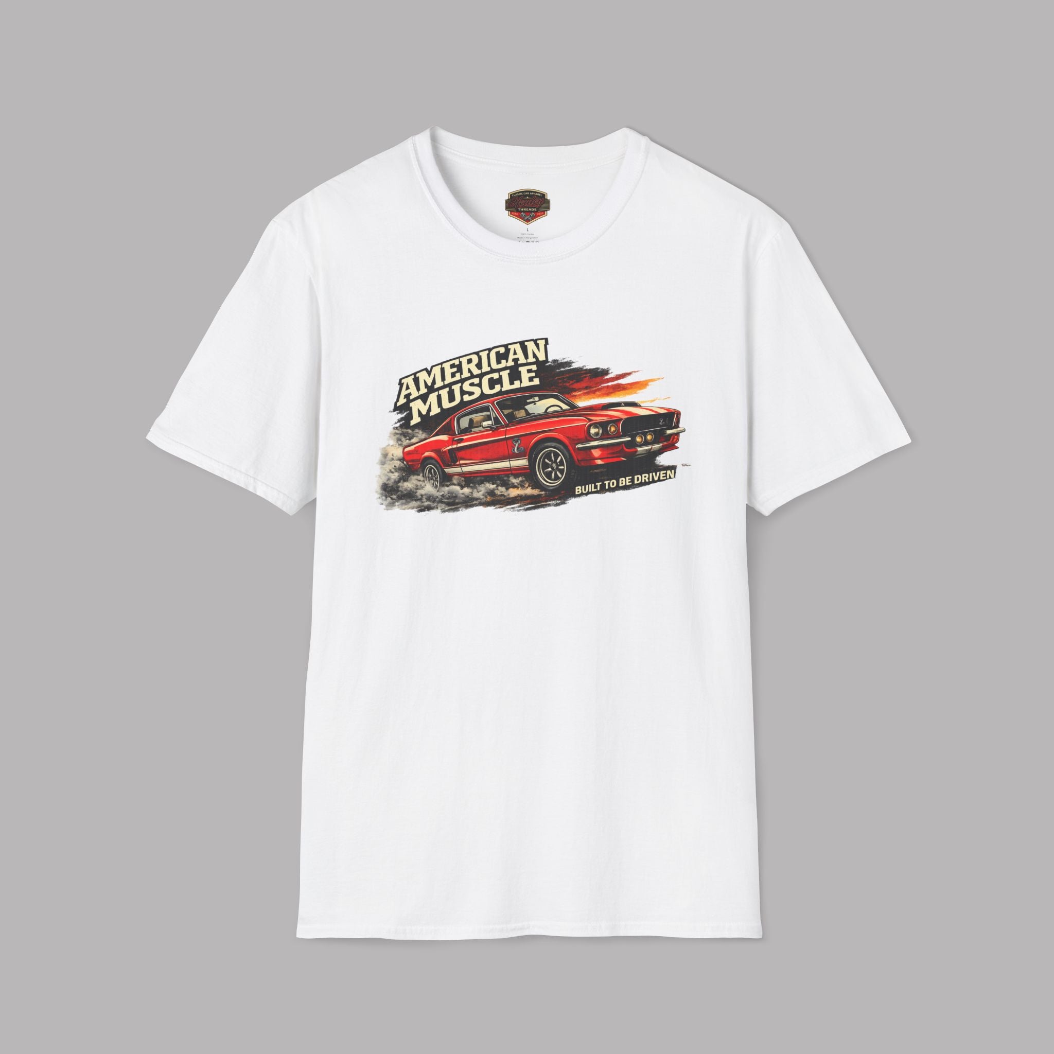 American Muscle Built to Be Driven Tee | Classic Car Gift Shirt