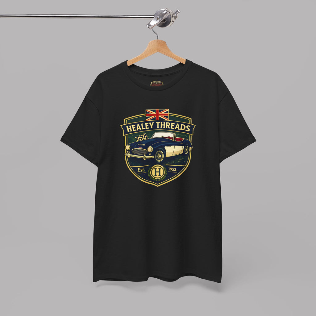 Vintage British Roadster Badge Tee | Classic Racing Shirt