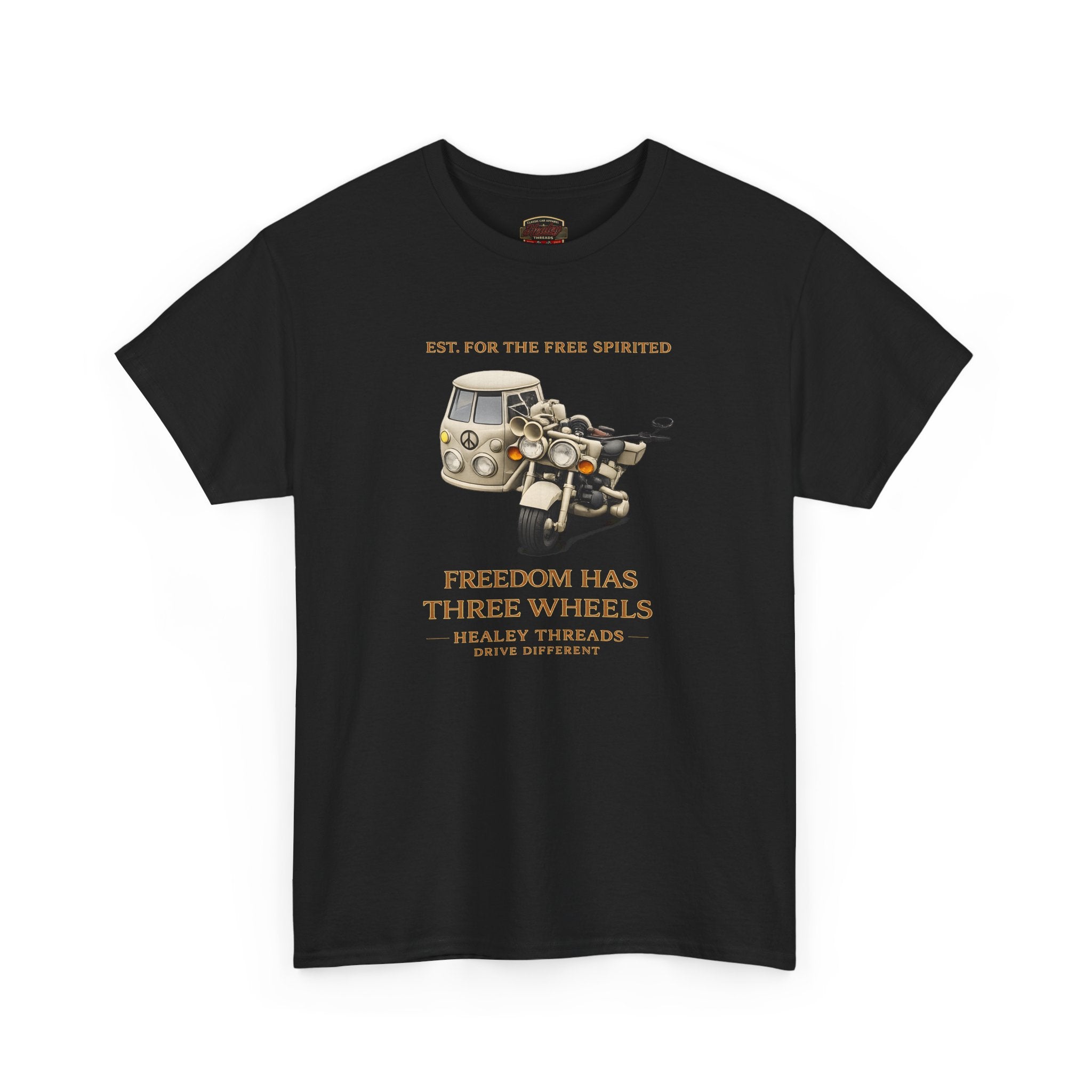 Three Wheel Motorcycle T-Shirt - Freedom Has Three Wheels