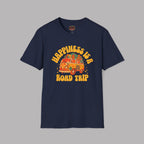 Happiness Is a Road Trip Tee | Retro Boho Van Gift Shirt