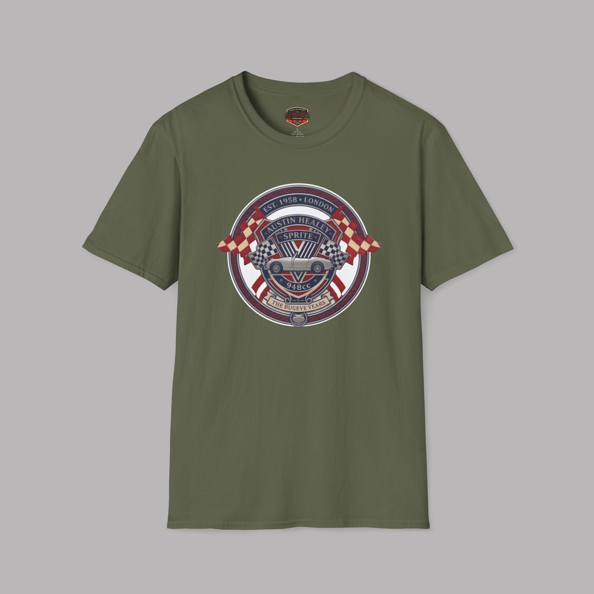 Classic Vintage Austin-Healey Sprite Racing Tee