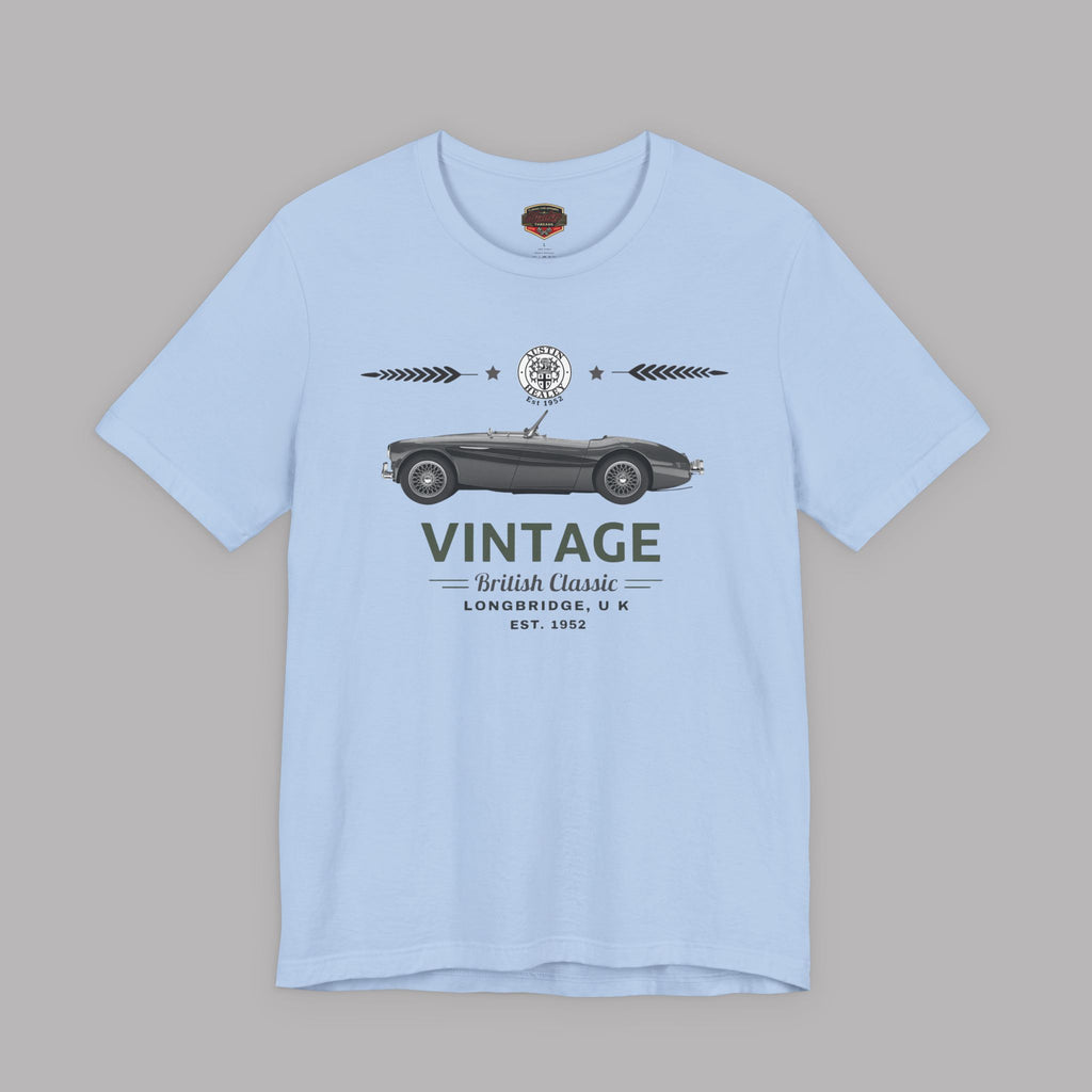 Vintage British Roadster T-shirt | Classic Car Badge Gift Tee