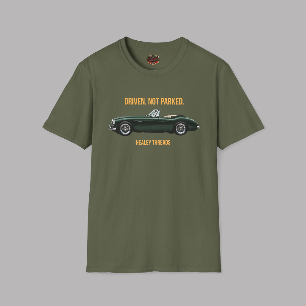 Classic Car Lover Gift Shirt - Driven Not Parked Healey Tee