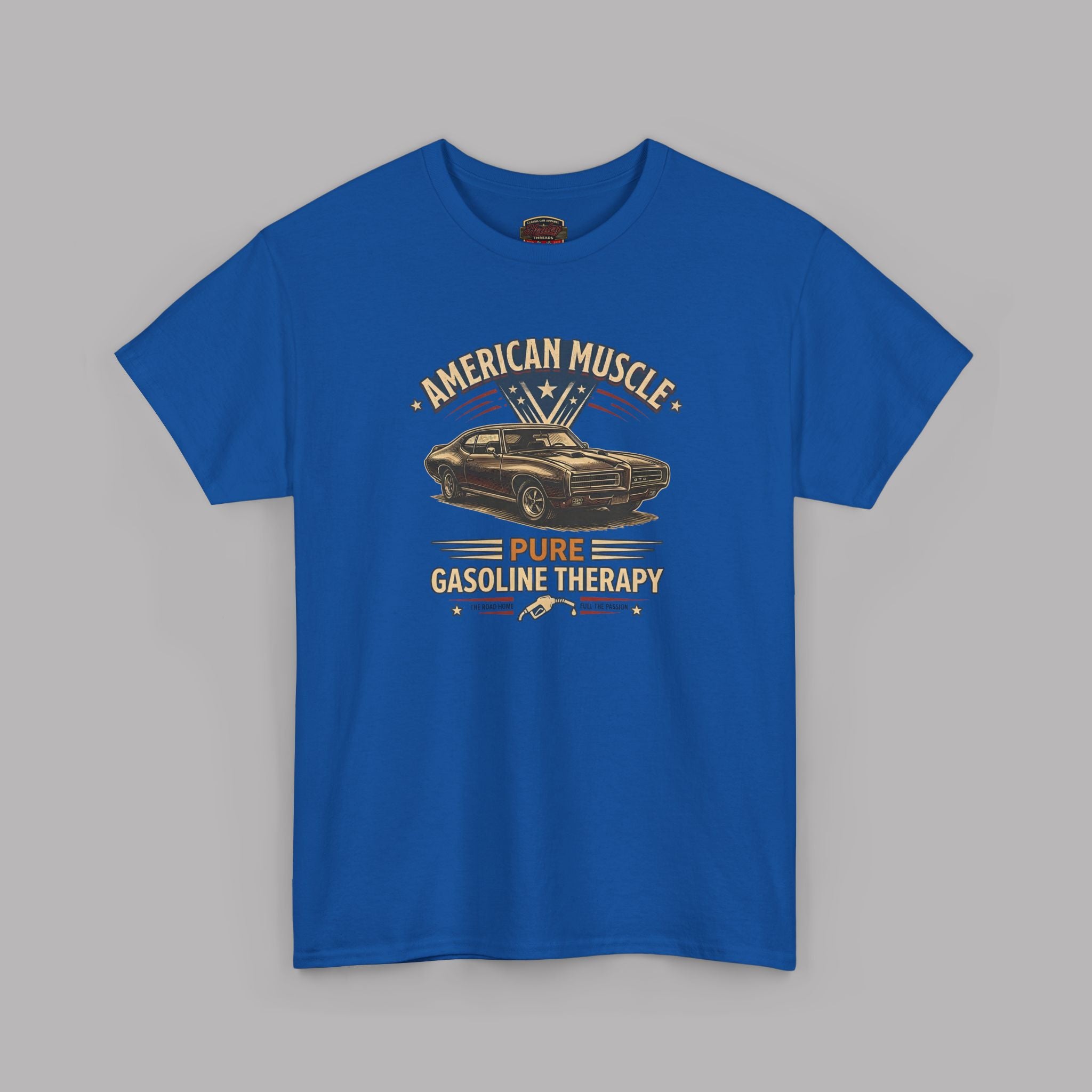 American Muscle Car T-Shirt - Pure Gasoline Therapy Tee