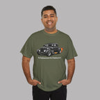 Hot Rod Tee – "No Replacement for Displacement" Classic Car Graphic Shirt