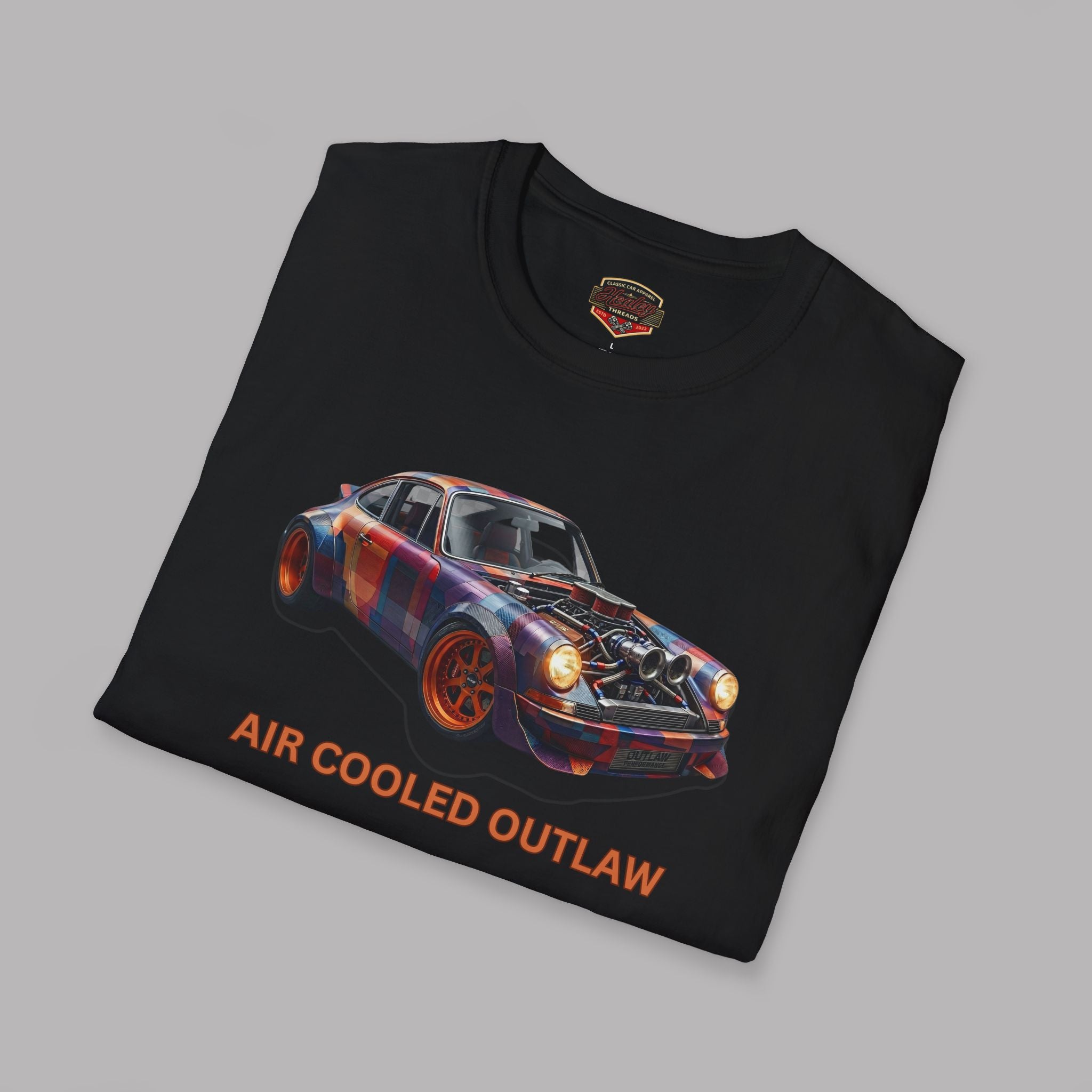 Air Cooled Outlaw T-Shirt - Classic Car Graphic Tee