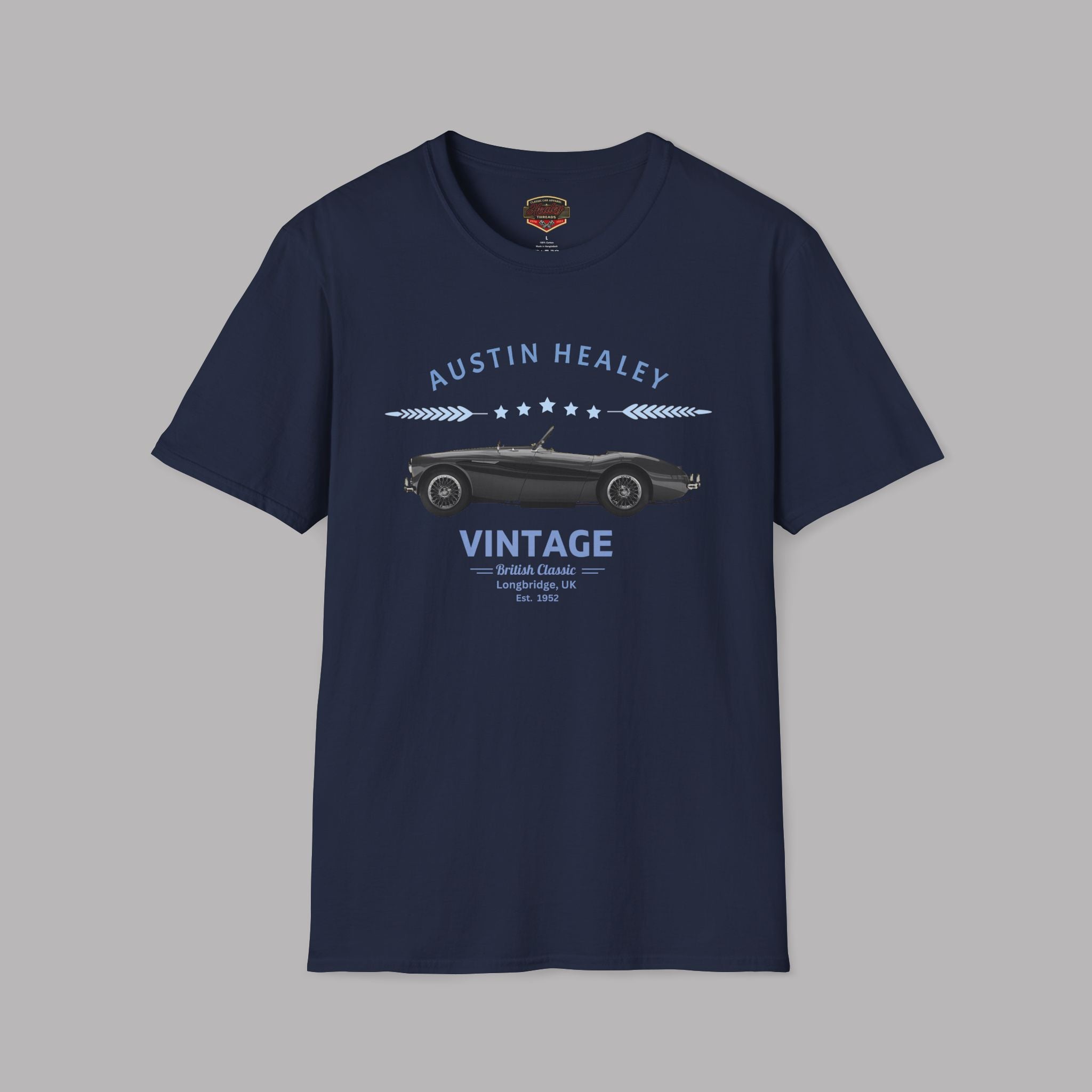 Vintage British Roadster Classic Sports Car Tee