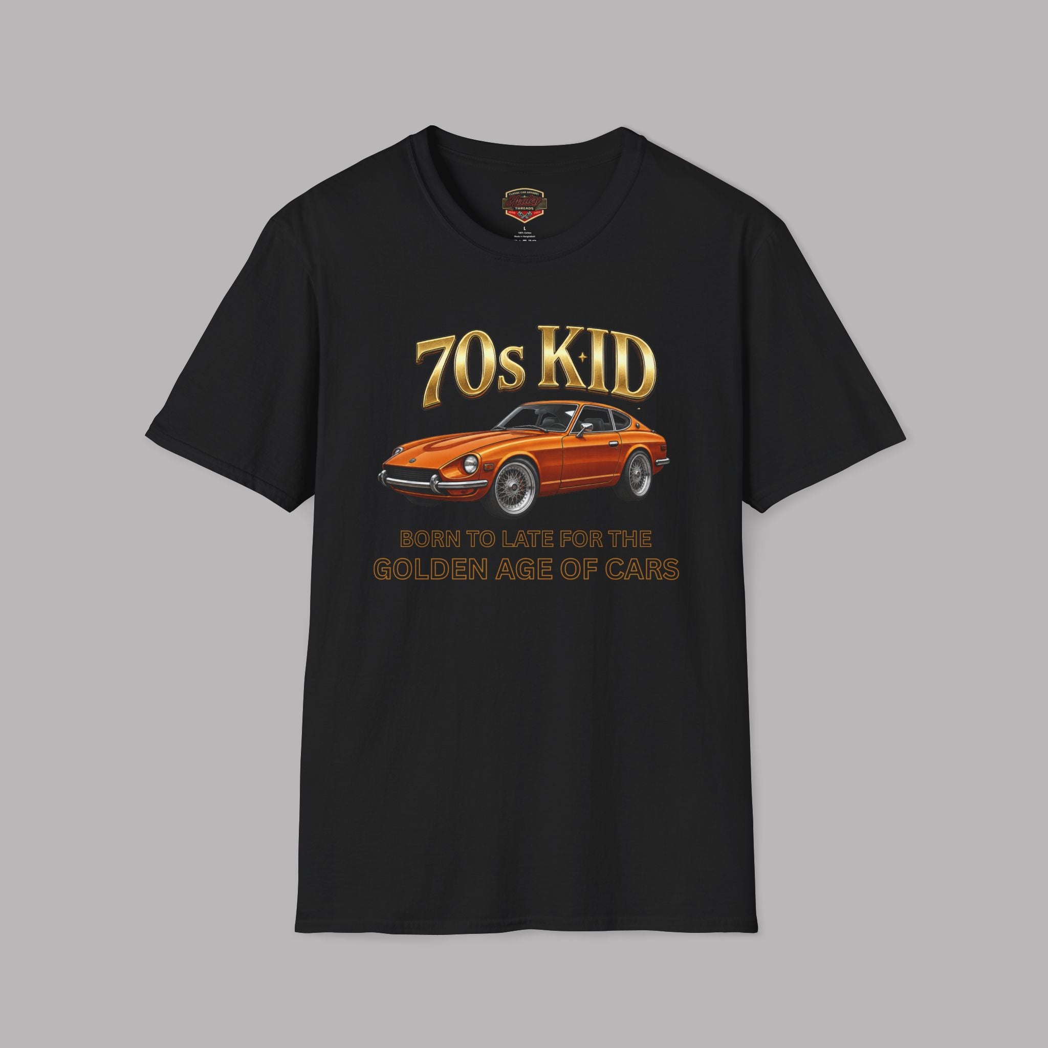 70s Kid Classic Car T-Shirt - Vintage Datsun 240Z Graphic Tee