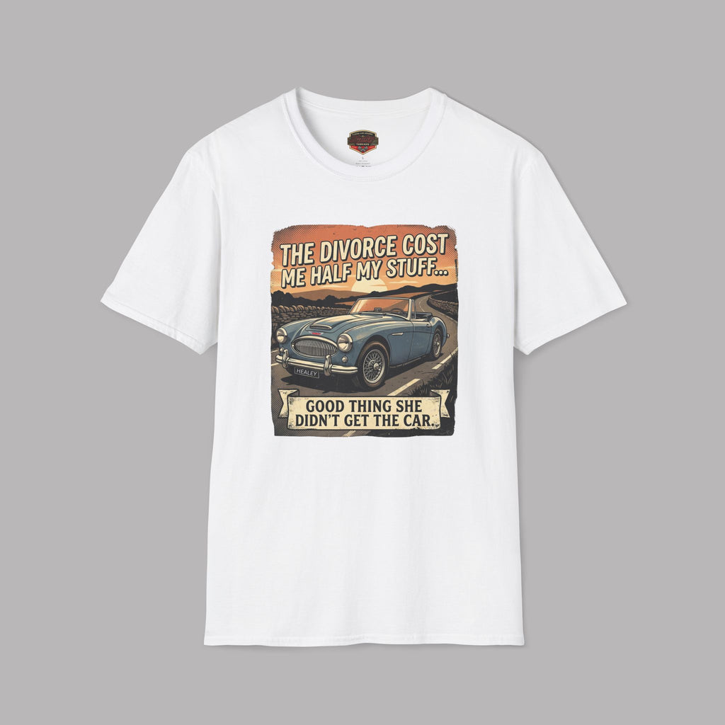 Divorce Car T-Shirt - Funny Classic Car Graphic Tee