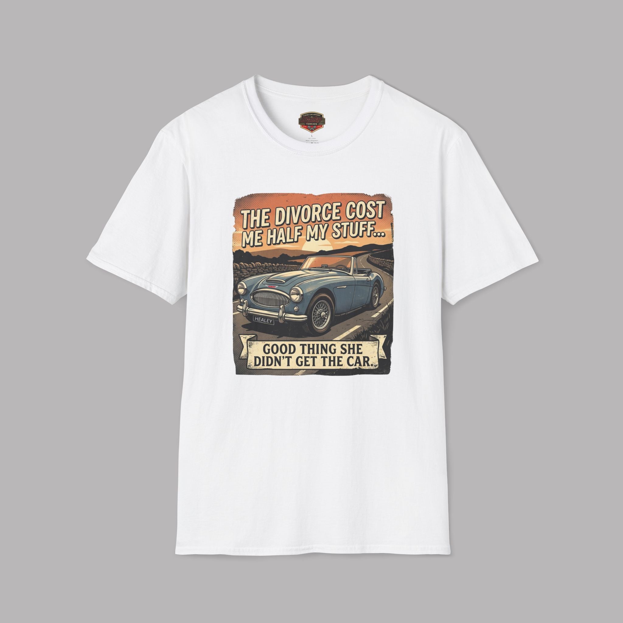 Divorce Car T-Shirt - Funny Classic Car Graphic Tee