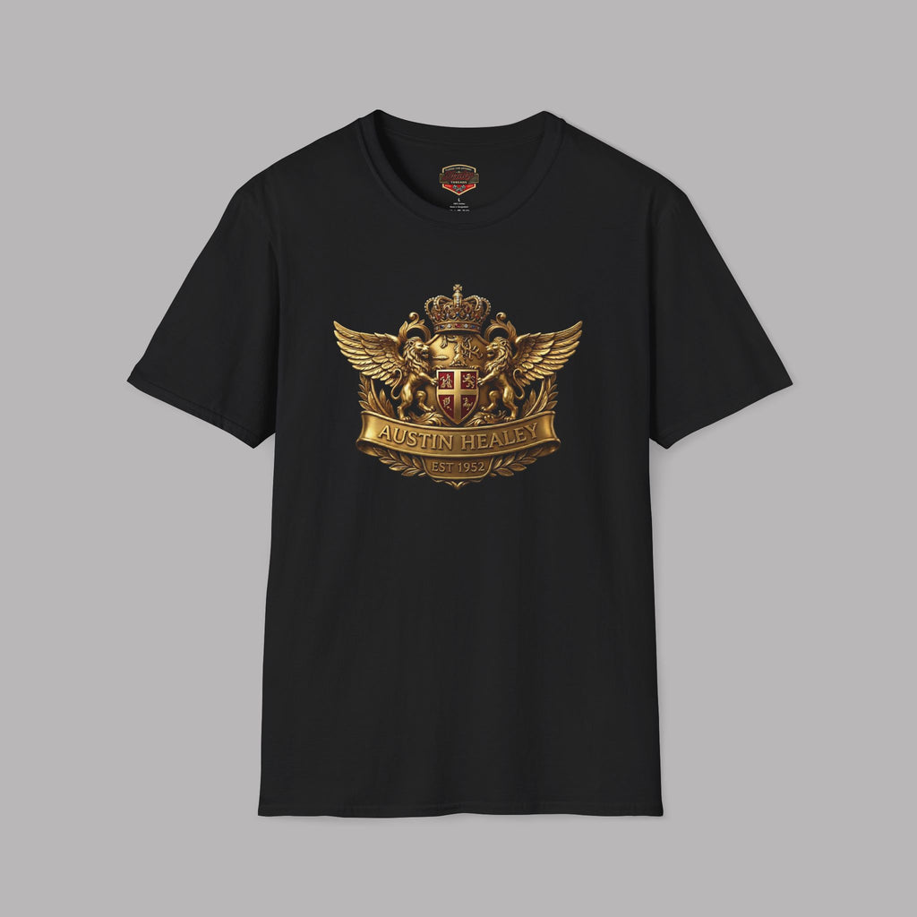 Crowned Lion Crest Tee | Vintage Roadster Gift Shirt