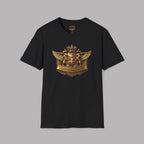 Crowned Lion Crest Tee | Vintage Roadster Gift Shirt
