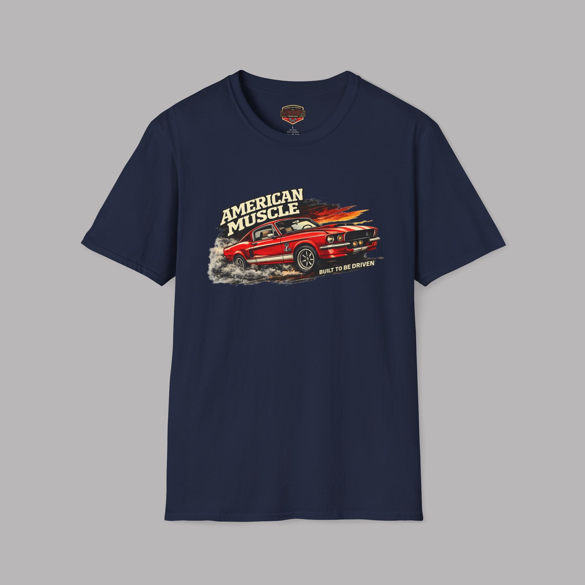 American Muscle Built to Be Driven Tee | Classic Car Gift Shirt