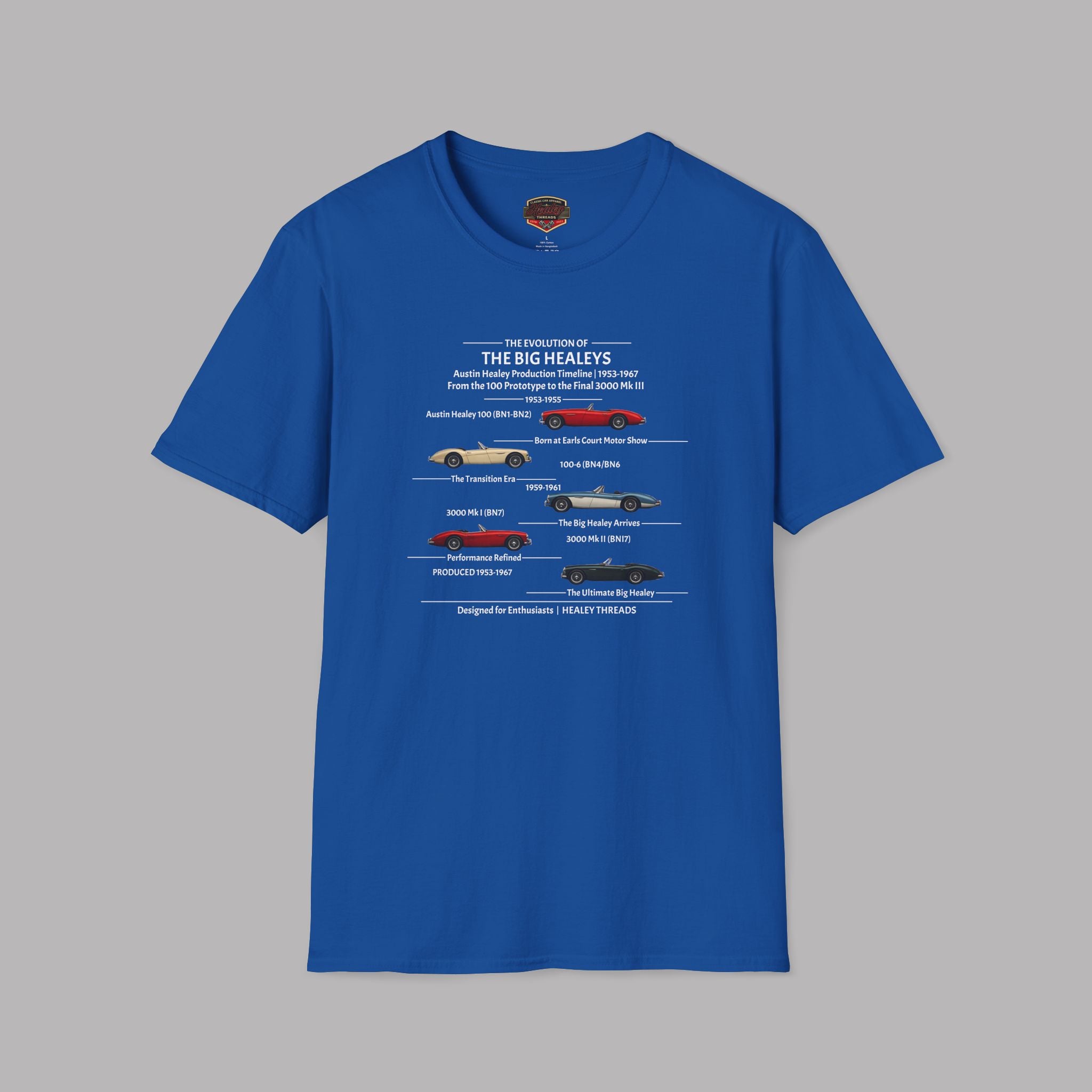 Austin-Healey Evolution Graphic Tee - Healey Threads Tee