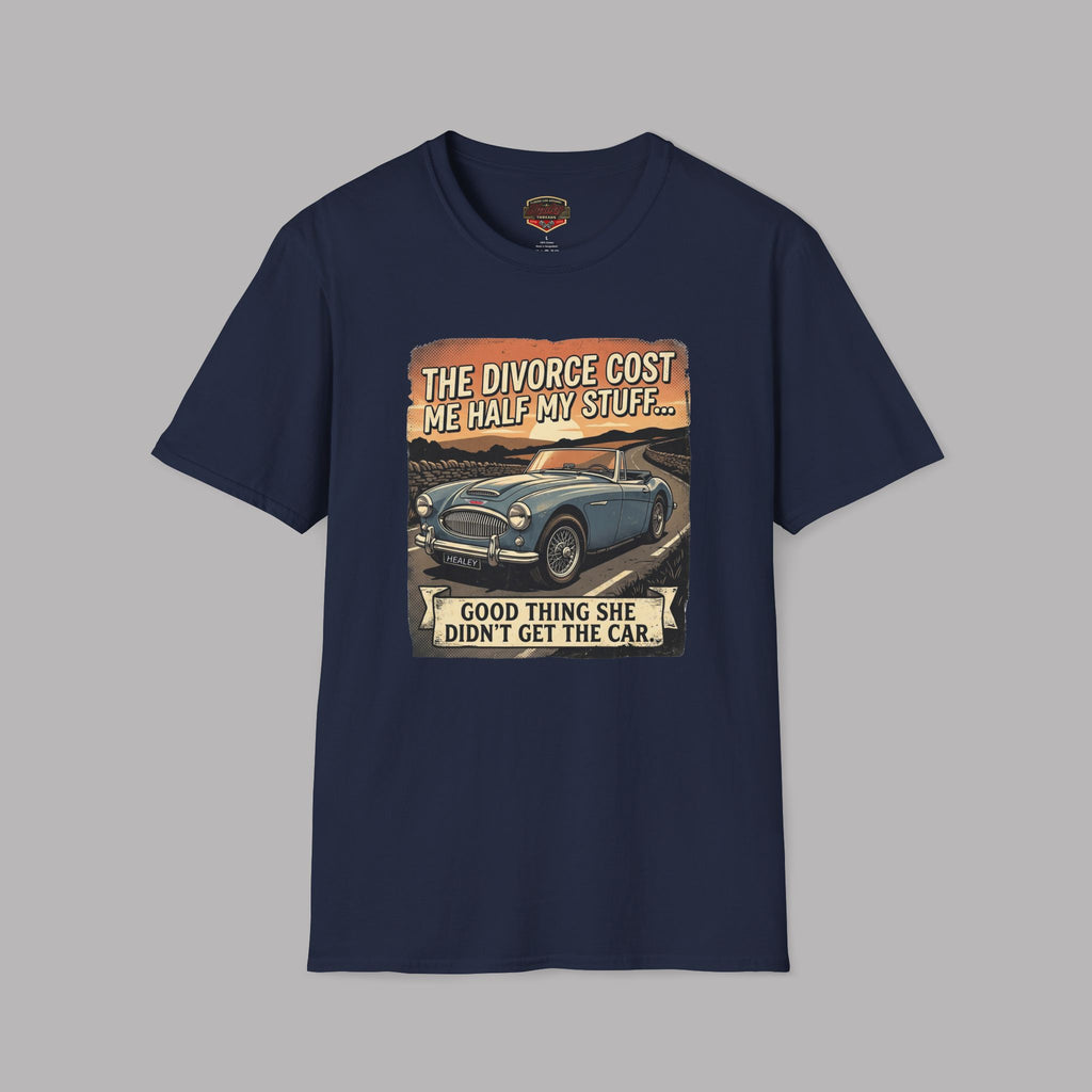 Divorce Car T-Shirt - Funny Classic Car Graphic Tee