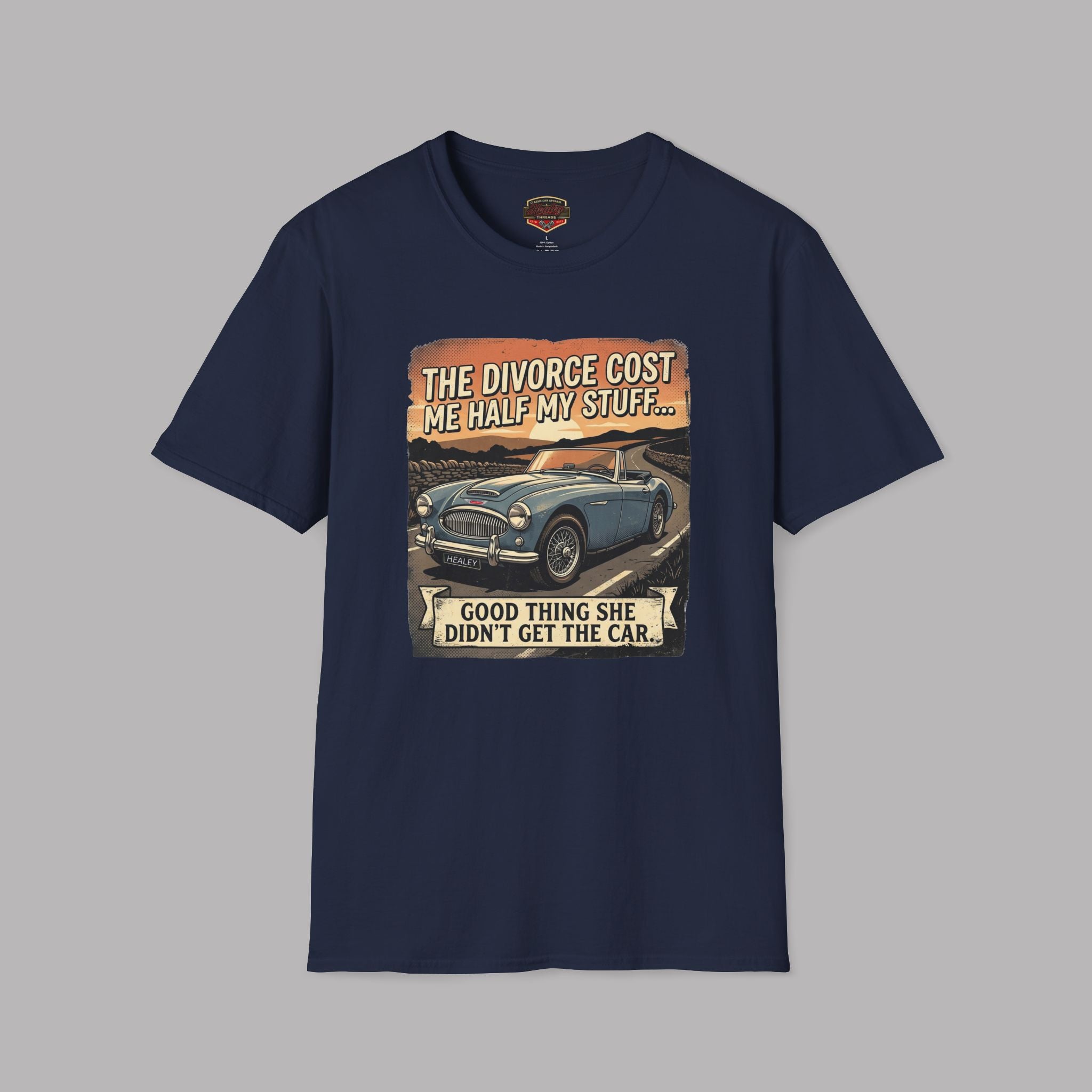 Divorce Car T-Shirt - Funny Classic Car Graphic Tee