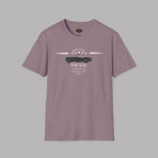 Paragon t-shirt with vintage Healey car graphic and text on a gray background
