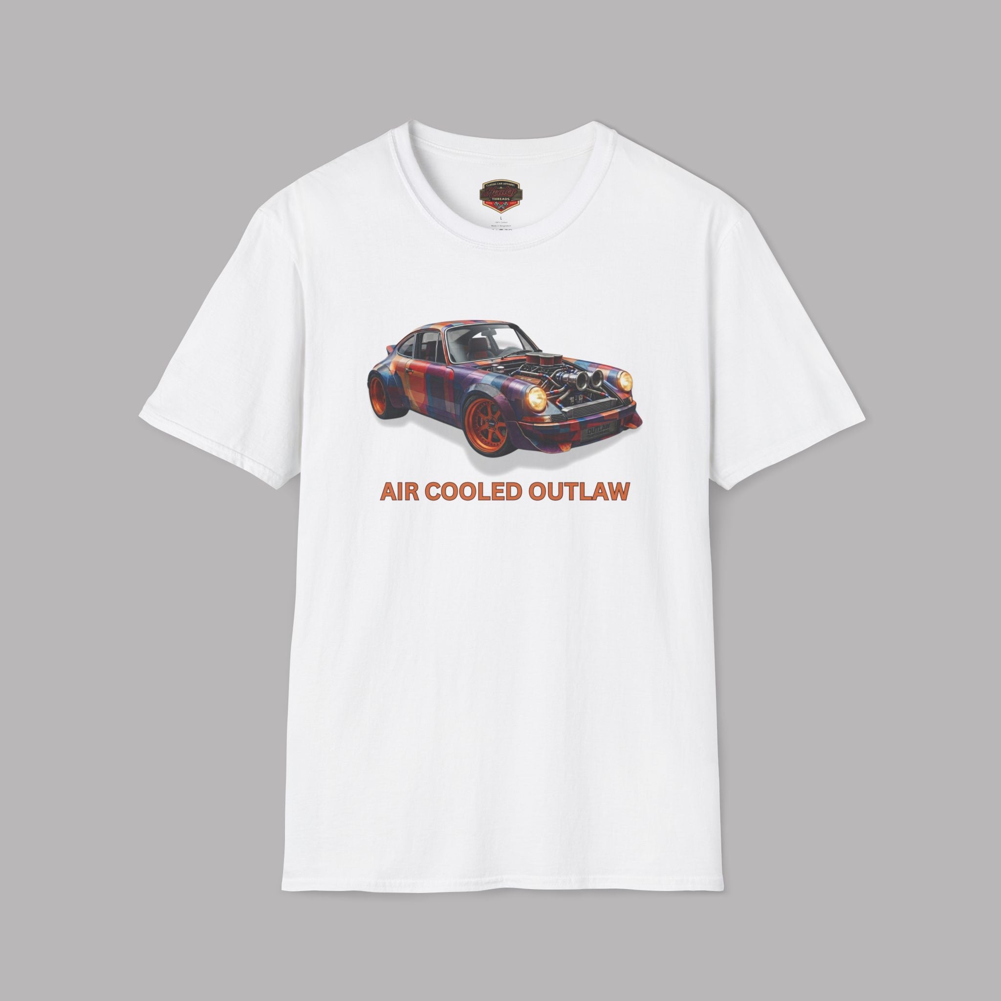 Air Cooled Outlaw T-Shirt - Classic Car Graphic Tee