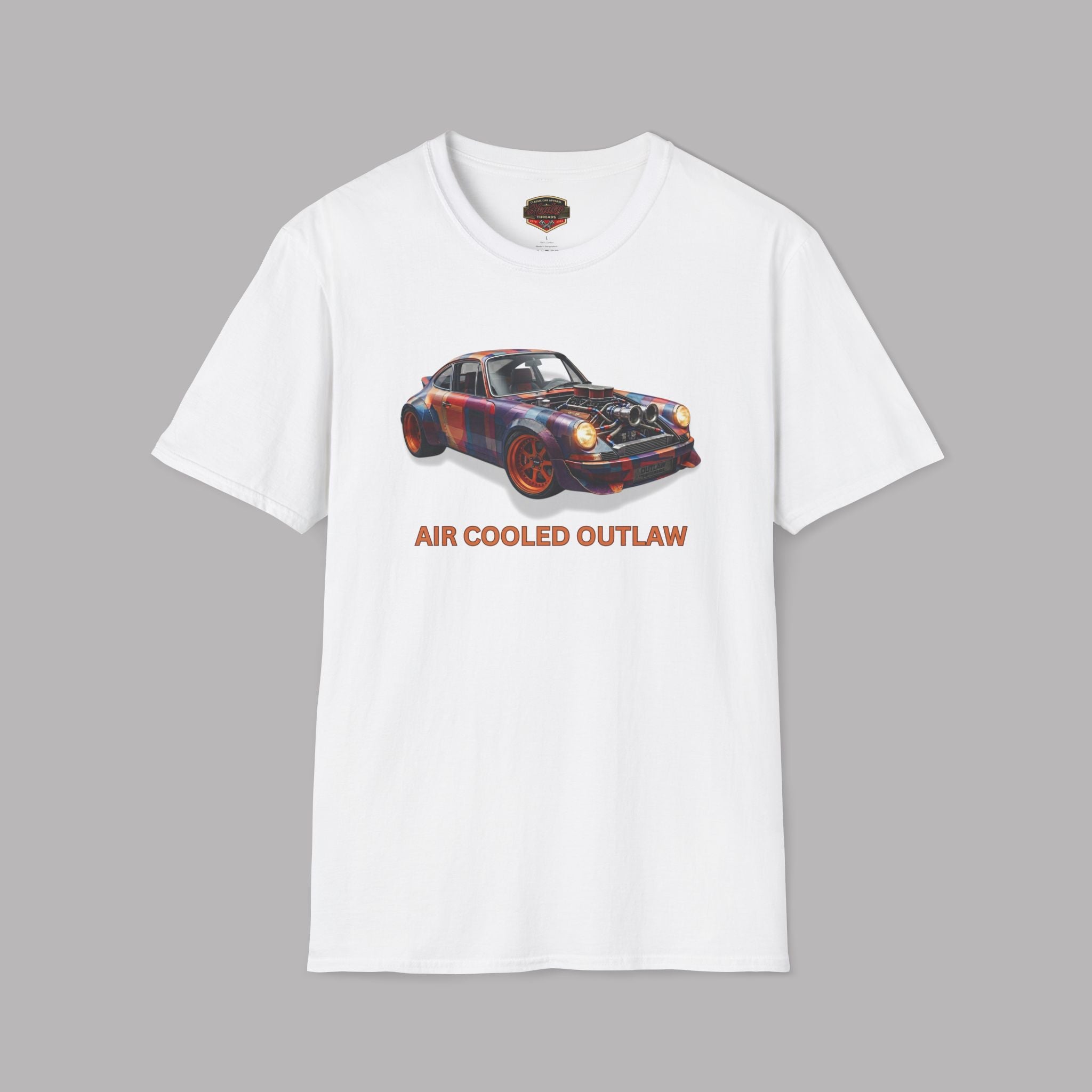 Air-Cooled Outlaw T-Shirt — Vintage Race Car Graphic