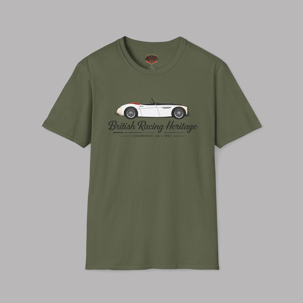 British Racing Heritage Tee | Vintage Roadster Gift Shirt