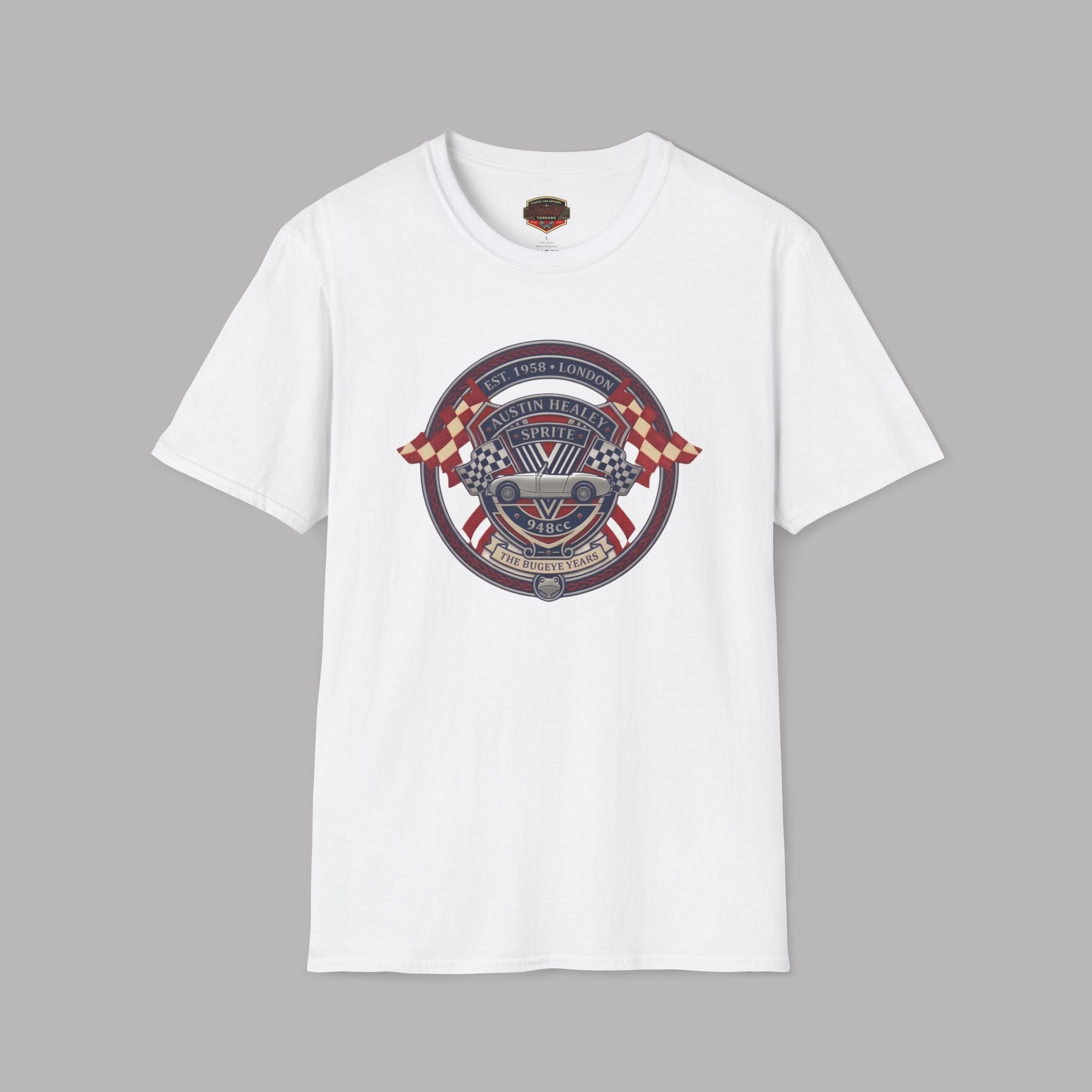 Classic Vintage Austin-Healey Sprite Racing Tee