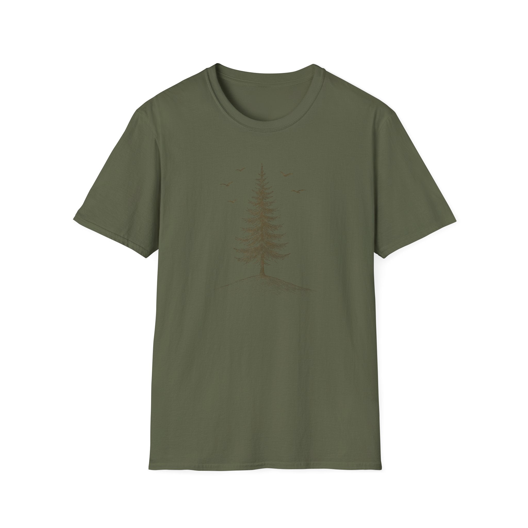 Hilltop tree silhouette T-Shirt