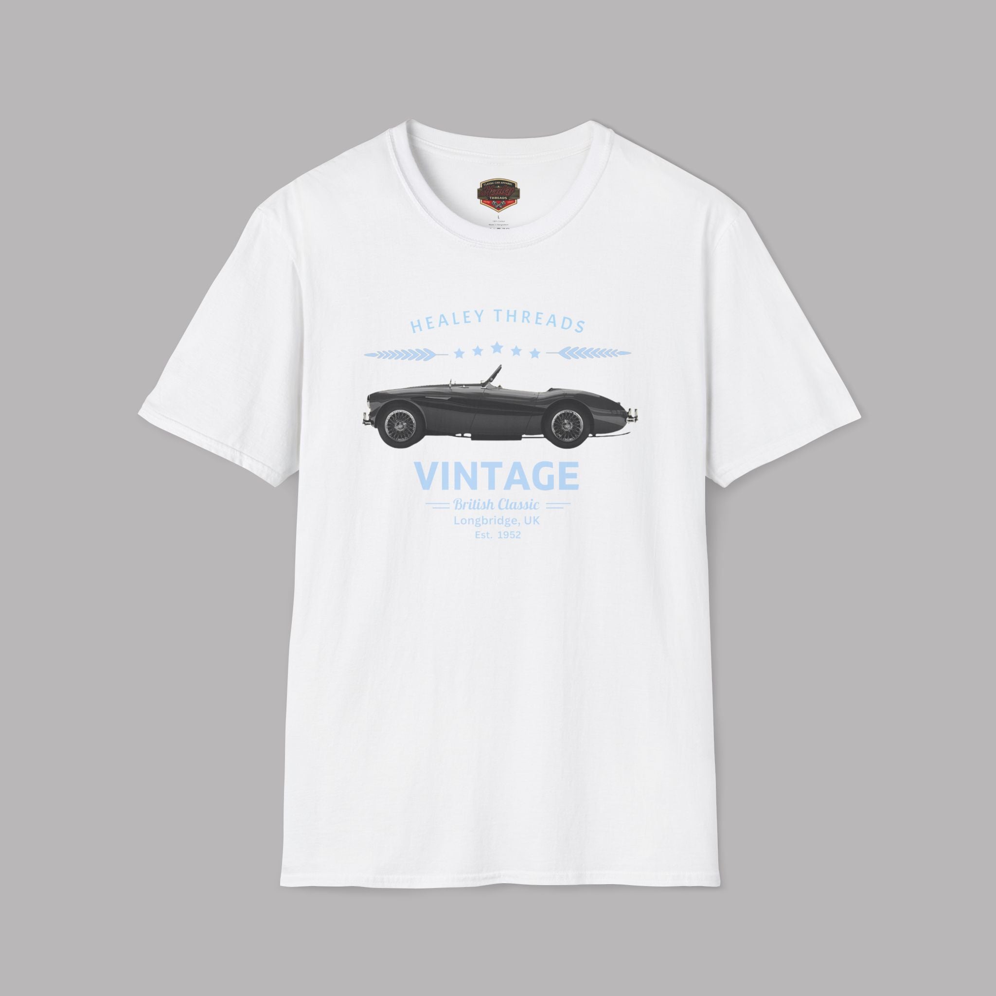 Vintage British Classic Tee | Roadster Badge Gift Shirt