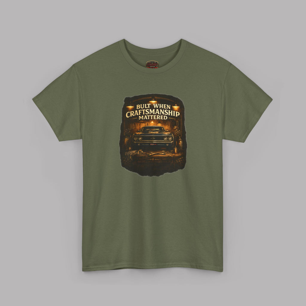 Vintage Muscle Car T-Shirt –Classic Craftsmanship Tee