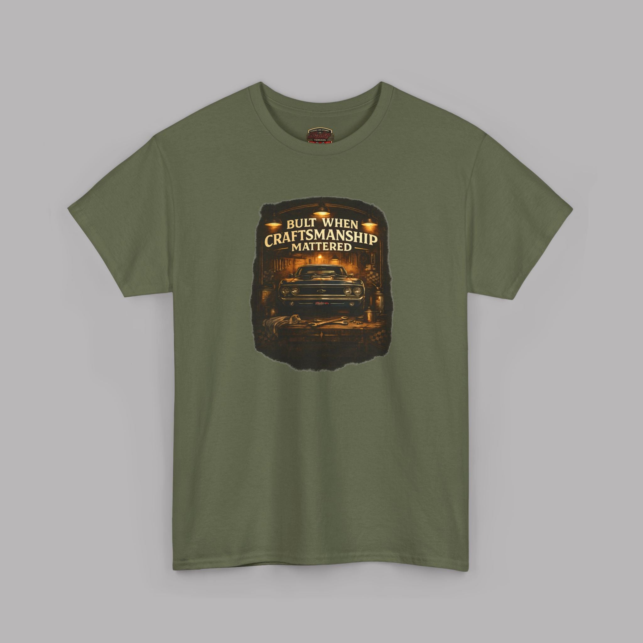 Vintage Muscle Car T-Shirt –Classic Craftsmanship Tee