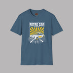 Retro Car Enthusiast Sunburst Tee | Vintage Car Gift Shirt