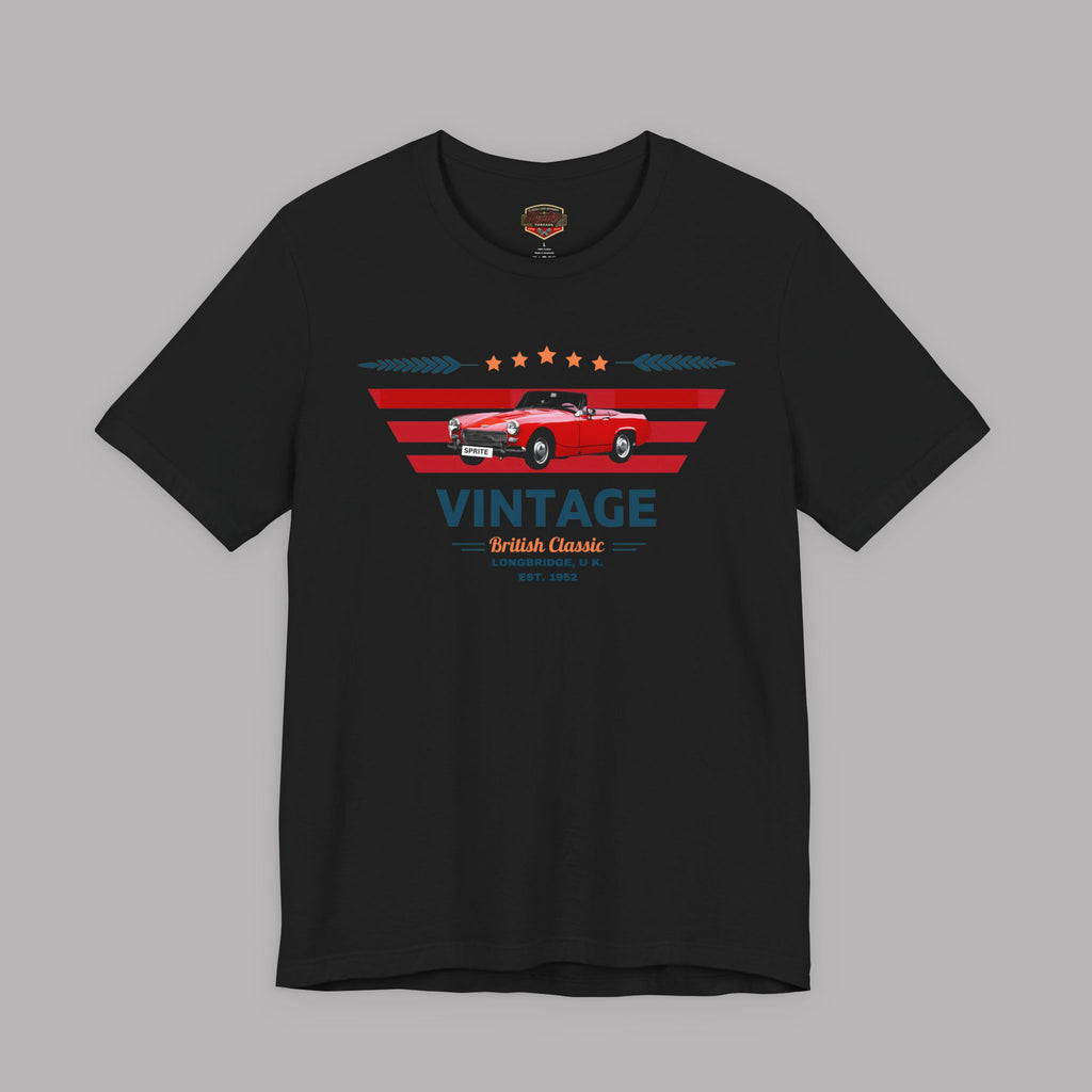 Vintage British Roadster Tee | Retro Classic Car Shirt