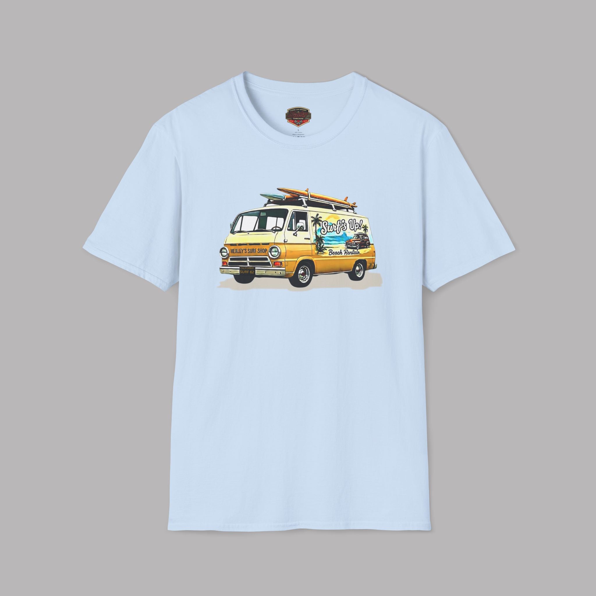 Surf's Up Retro Surf Van T-Shirt - Healey's Surf Shop Tee