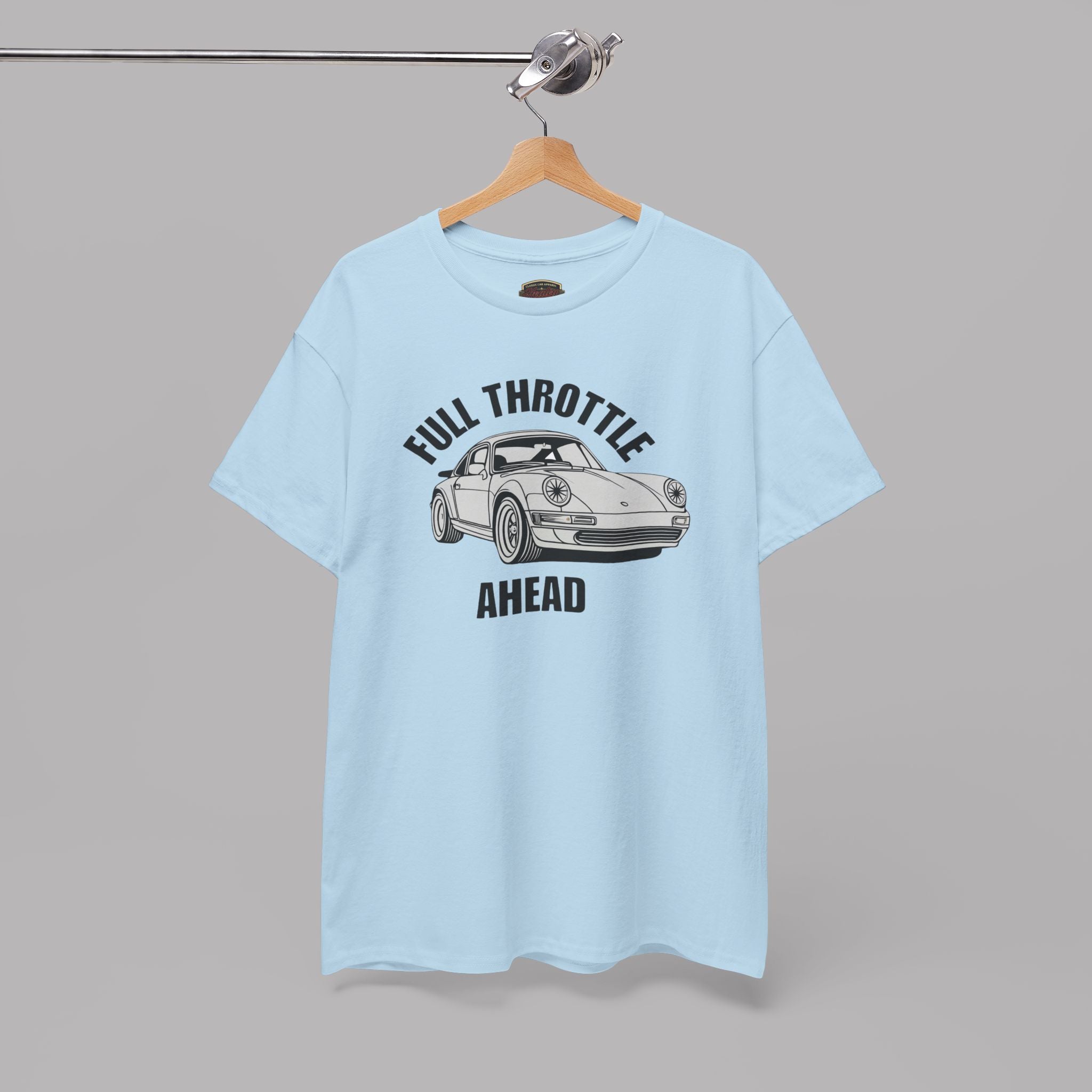 Full Throttle T-Shirt – Vintage Sports Car Graphic Tee