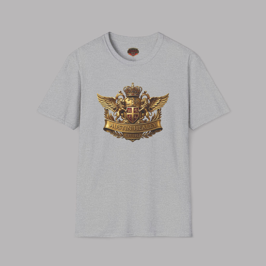 Crowned Lion Crest Tee | Vintage Roadster Gift Shirt