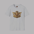 Crowned Lion Crest Tee | Vintage Roadster Gift Shirt